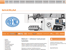 Tablet Screenshot of makrum.fi